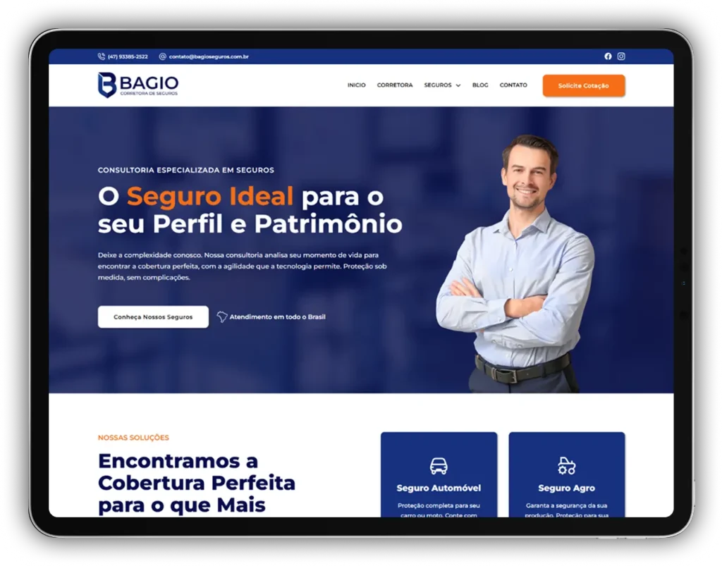 Site criado pela Impulsiona Sites